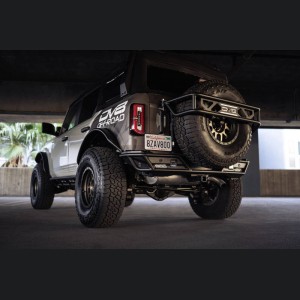 Ford Bronco License Plate Relocation - DV8 Offroad