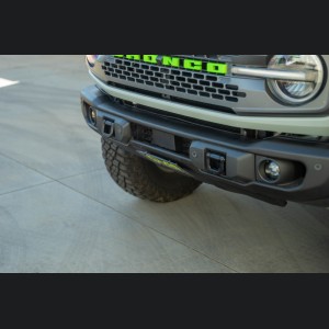 Ford Bronco Slanted License Plate Mount - DV8 Offroad