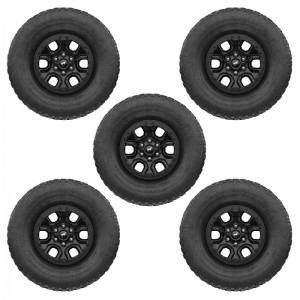 Ford Bronco Custom Wheels - 17" Genuine Ford Racing - Bead Lock Capable - Set of 5