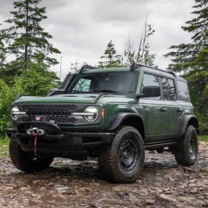 Ford Bronco Custom Wheels - 17" Genuine Everglades - Carbonized Gray