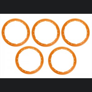 Ford Bronco Bead Lock Rings - Ford Racing - Orange - Set of 5