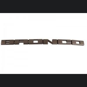 Ford Bronco Badges - Ford Racing