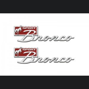 Ford Bronco Badges - Ford Racing