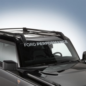 Ford Bronco Windshield Banner - Ford Performance - Silver