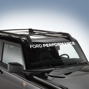 Ford Bronco Windshield Banner - Ford Performance - White