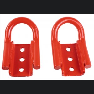 Ford Bronco Tow Hooks - Genuine Ford Performance - Rear - Red