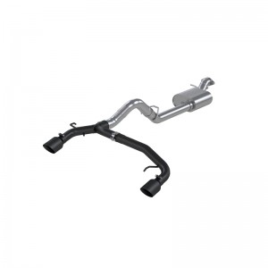 Ford Bronco Performance Exhaust - 3in Catback - Dual Split Rear Exit Black