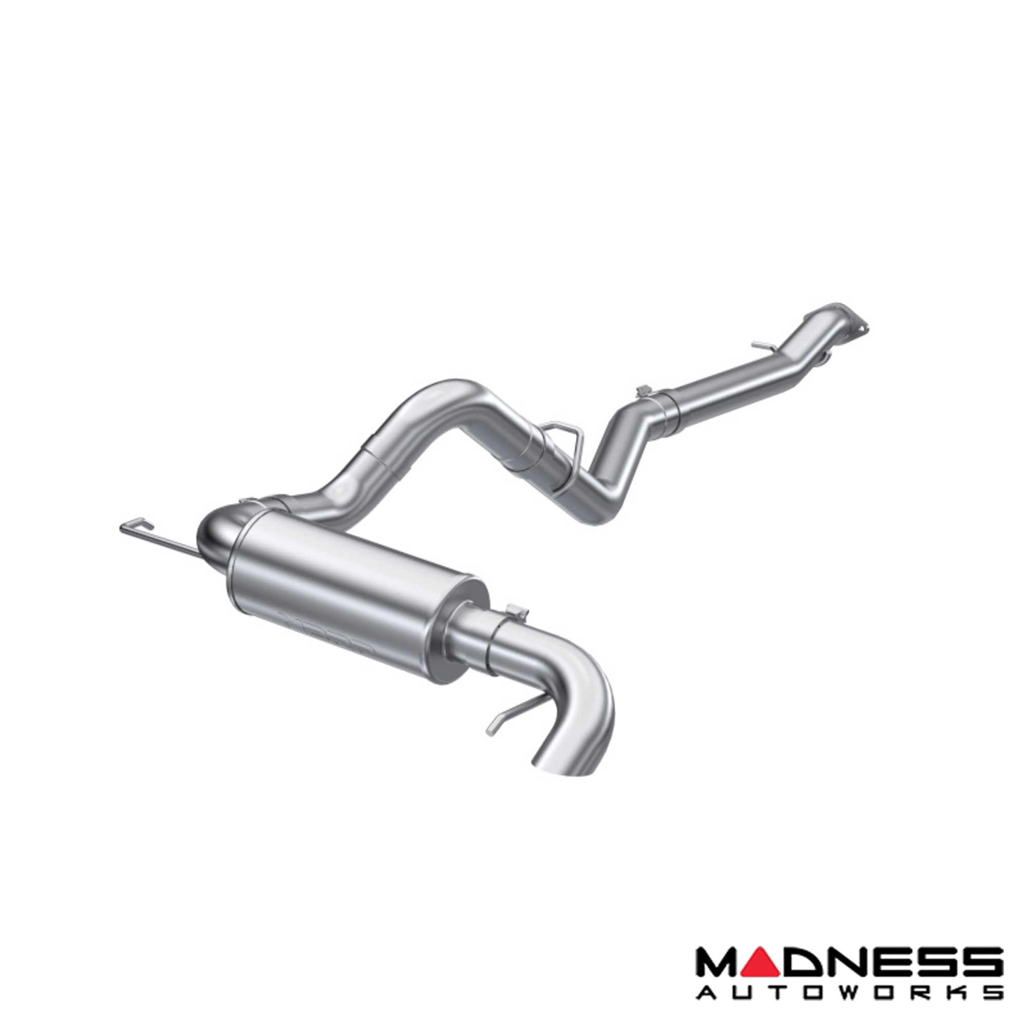 Ford Bronco Performance Exhaust System - Cat Back - MBRP - Aluminized Steel - High Clearance - 3" 