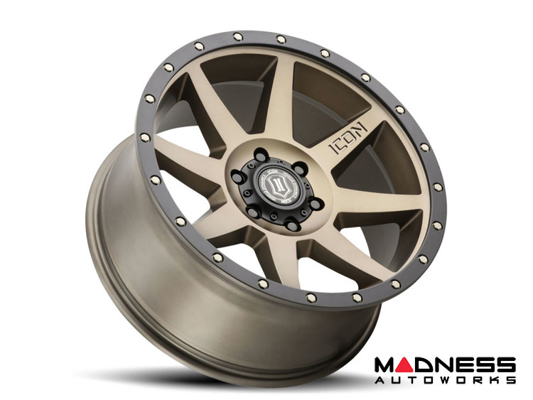 Ford Bronco Custom Wheels (1) - Rebound - Bronze - 20" X 9 / 6 X 5.5 / 0mm / 5" BS - Icon 