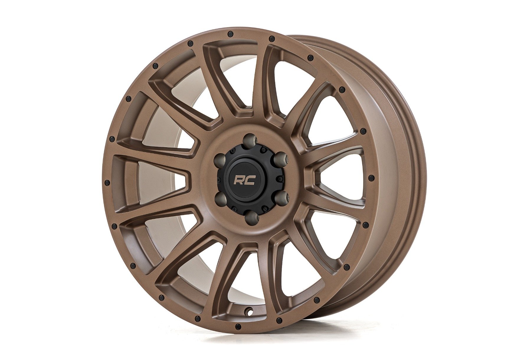 Custom Wheel 90 Series Wheel - One-Piece - Bronze | 20x9 | 6x135 | -12mm - Rough Country