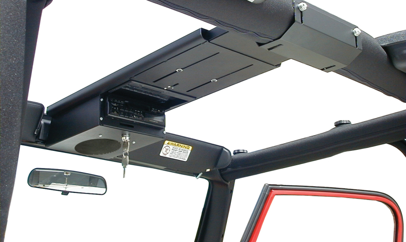 Ford Bronco Classic Overhead Console - Tuffy Products - Single Compartment - Black - `66-`77