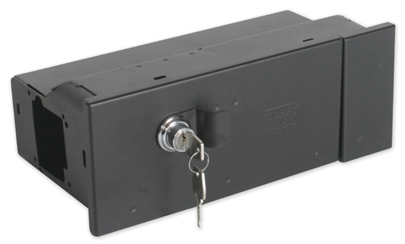 Ford Bronco Classic Glove Box - Tuffy Products - Security - Black - `66-`77