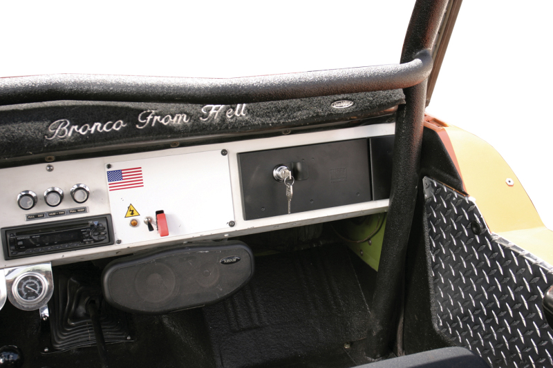 Ford Bronco Classic Glove Box - Tuffy Products - Security - Black - `66-`77