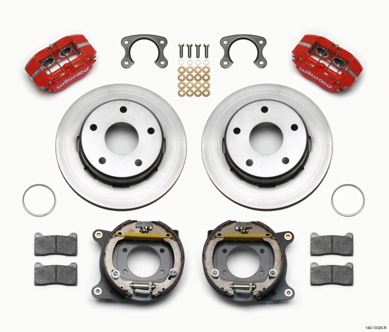 Ford Bronco Dynapro Brake Kit - Red - Wilwood