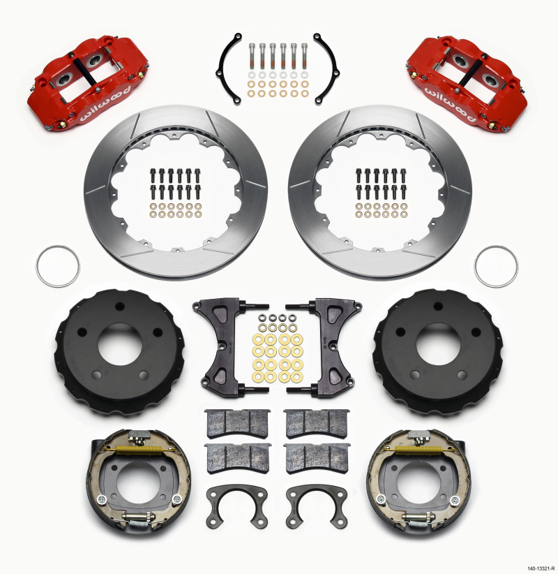 Ford Bronco Superlite Brake Kit - Red - Wilwood