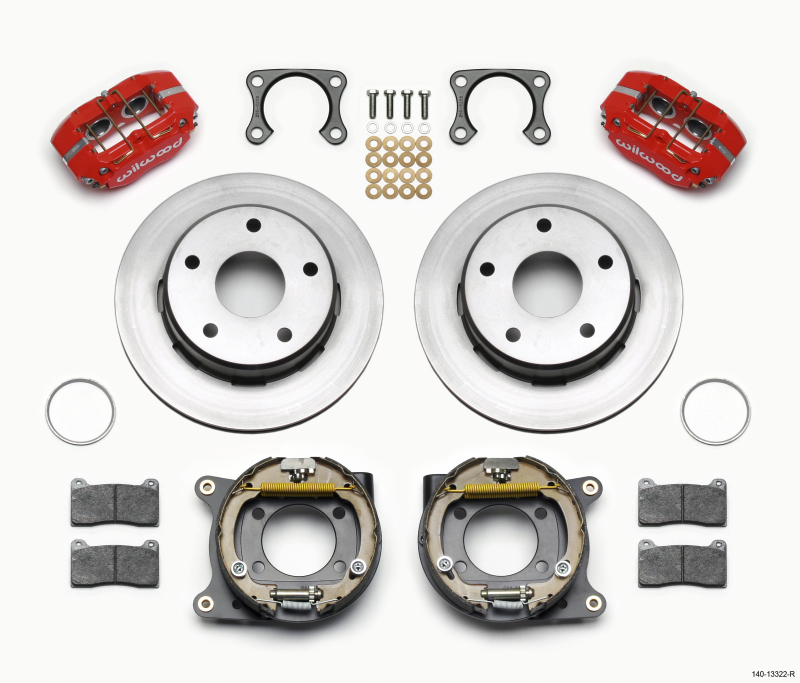 Ford Bronco Dynapro Brake Kit- 2.36in - Red - Wilwood