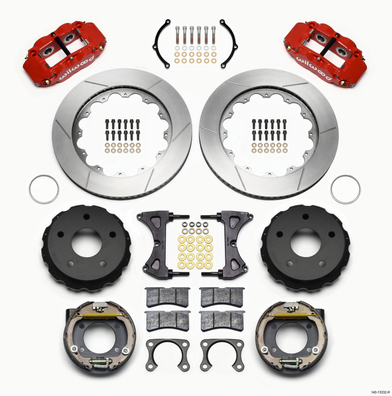 Ford Bronco Superlite Brake Kit - Red - Wilwood