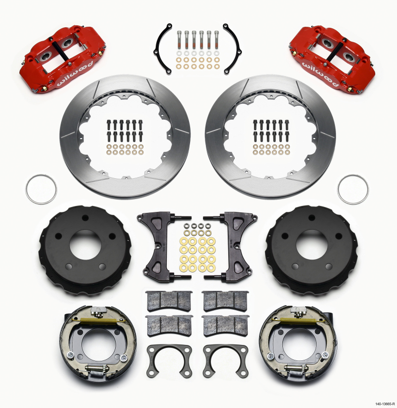 Ford Bronco Superlite Brake Kit - Red - Wilwood