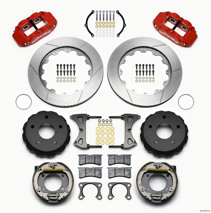 Ford Bronco Superlite Brake Kit - Red - Wilwood