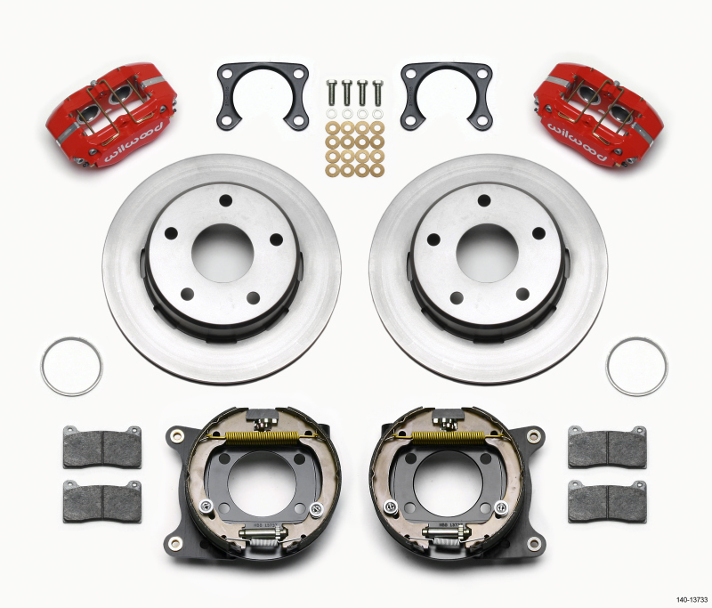 Ford Bronco Dynapro Brake Kit - Red - Wilwood