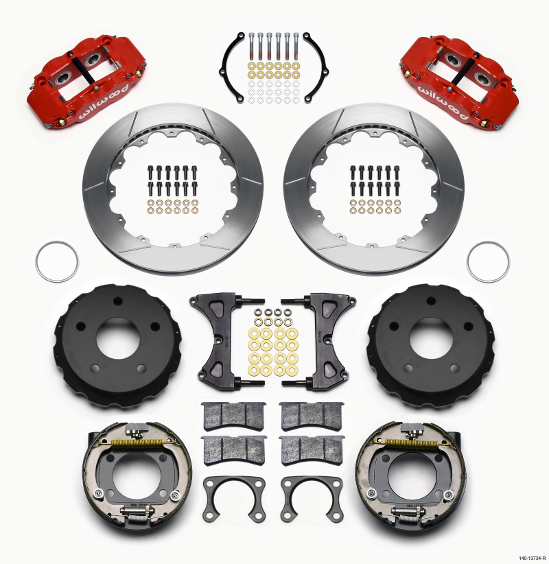 Ford Bronco Superlite Brake Kit - Red - Wilwood