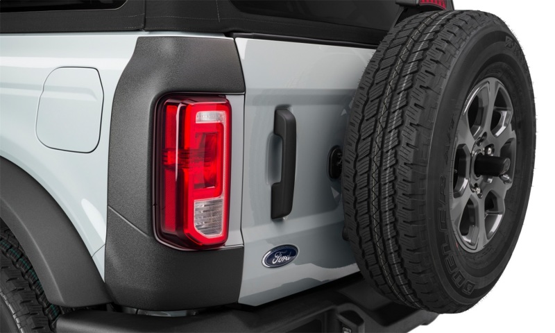 Ford Bronco Trail Armor - Rear Corners - Textured Black