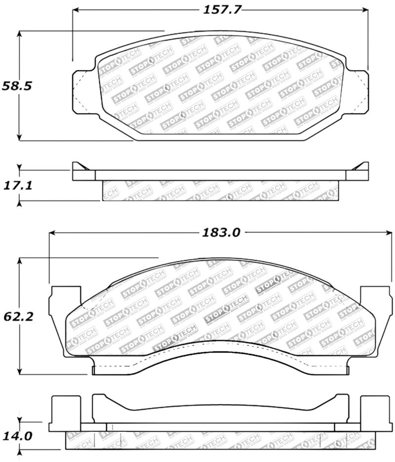 Ford Bronco Sport Brake Pads - StopTech Brakes