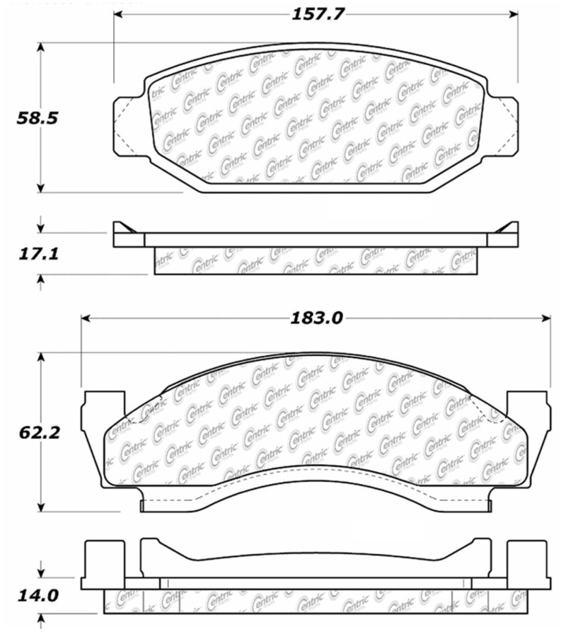 Ford Bronco Premium Brake Pads - StopTech Brakes