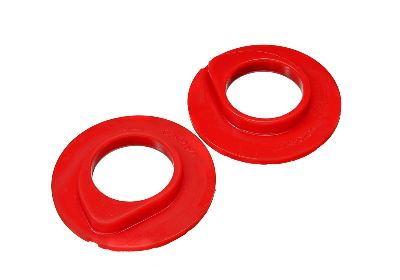 Ford Bronco Spring Isolators - Red - Energy Suspension