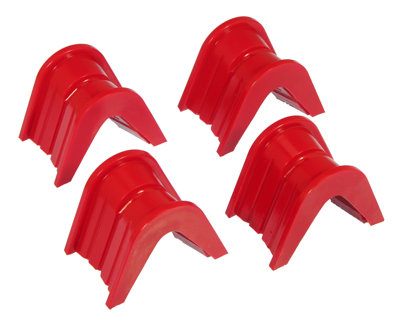 Ford Bronco Transmission Mounts - Red - Prothane