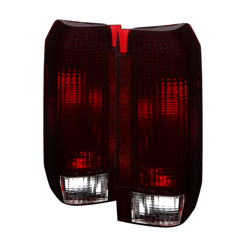Ford Bronco Classic Tail Lights - SPYDER - OE Style - Red Smoked - `92-`96