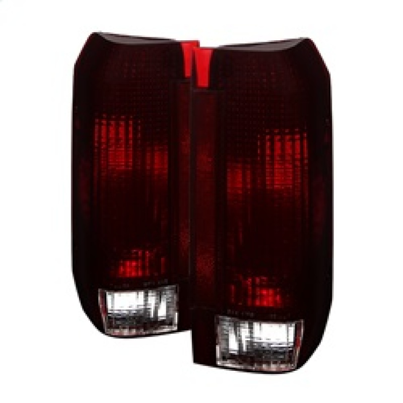 Ford Bronco Classic Tail Lights - SPYDER - OE Style - Red Smoked - `92-`96