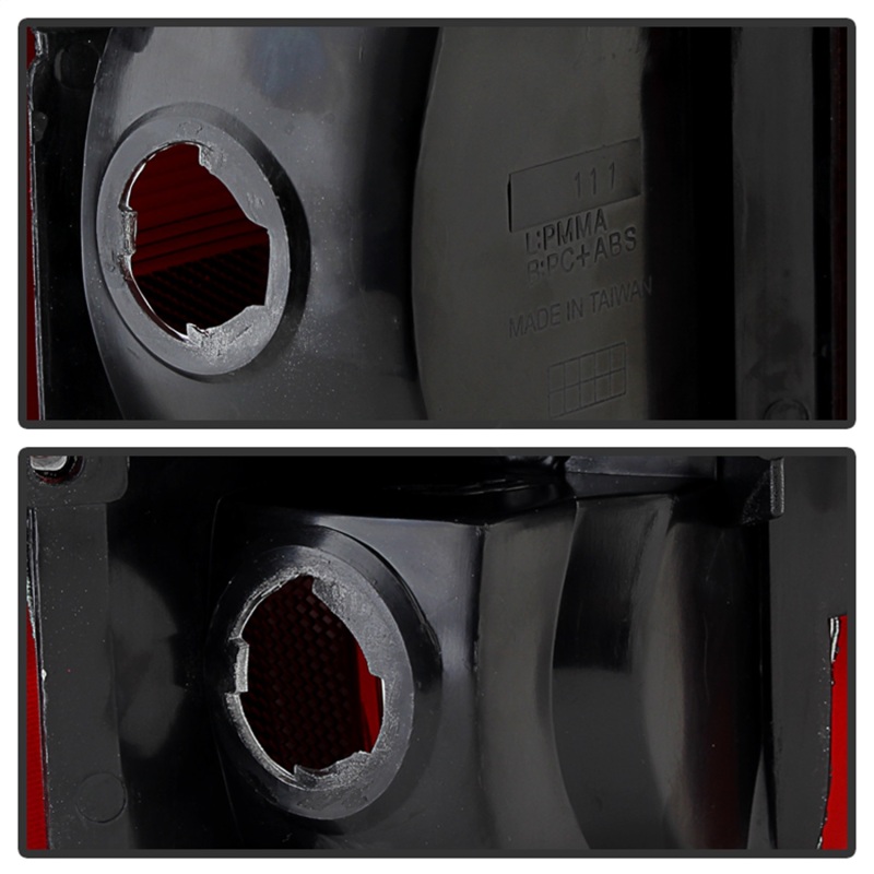 Ford Bronco Classic Tail Lights - SPYDER - OE Style - Red Smoked - `92-`96