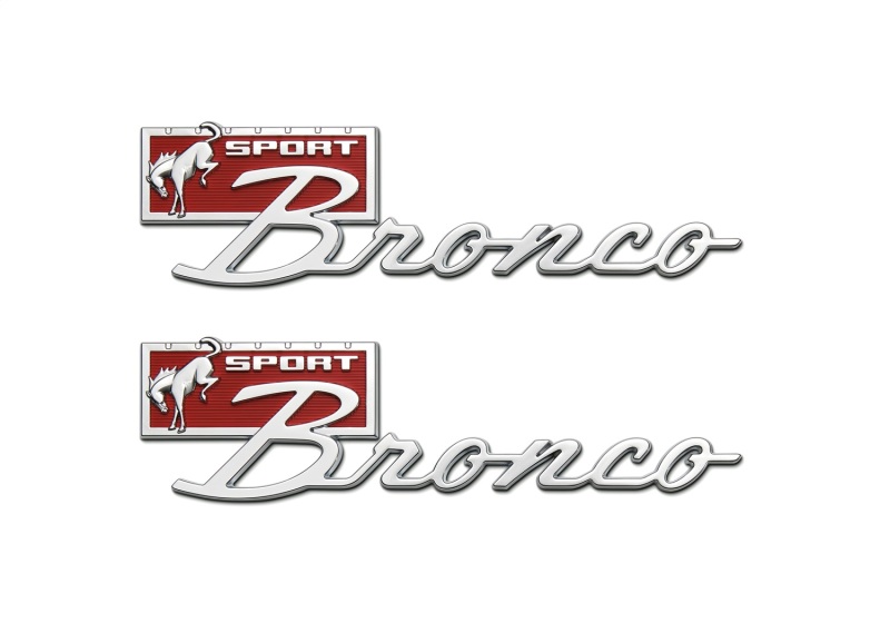 Ford Bronco Badges - Ford Racing