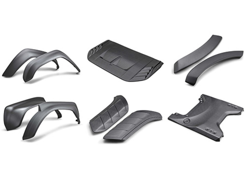 Ford Bronco Racing Raptor Trim Panels - Matte - Ford Racing