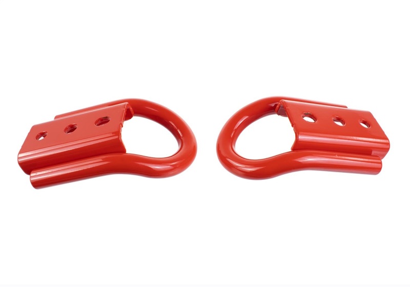 Ford Bronco Tow Hooks - Genuine Ford Performance - Rear - Red