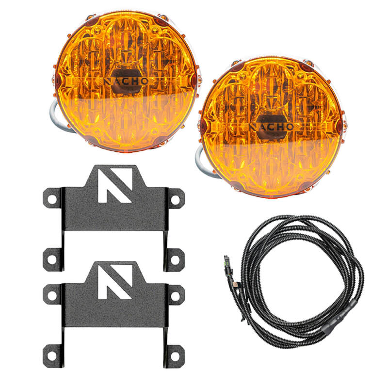 Ford Bronco Fog Light Kit - ARB - Nacho SAE Only Plug N Play - Amber